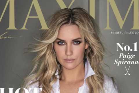 Paige Spiranac named sexiest woman alive in Maxim’s 2022 ‘Hot 100’ as golf babe reveals all in topless photoshoot
