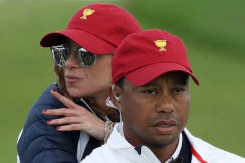 Who is golf legend Tiger Woods’ girlfriend Erica Herman, and how long has he been dating the restaurant manager for?