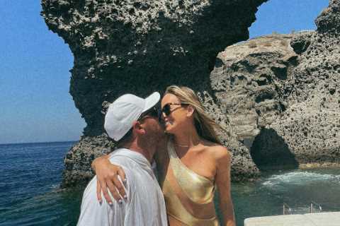 Jena Sims posts loved-up pics from holiday with Brooks Koepka after marrying golfer in stunning Caribbean wedding