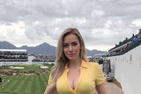 Paige Spiranac was rejected from helping at a golf charity event because of her impressive cleavage