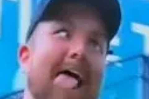 Watch Lowry’s hilarious spinning tongue celebration at BMW PGA Championship after McIlroy misses putt by MILLIMETRES
