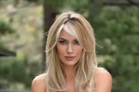 Paige Spiranac wears skimpy bodysuit and knee-high boots as she reveals sexy calendar is dropping this year