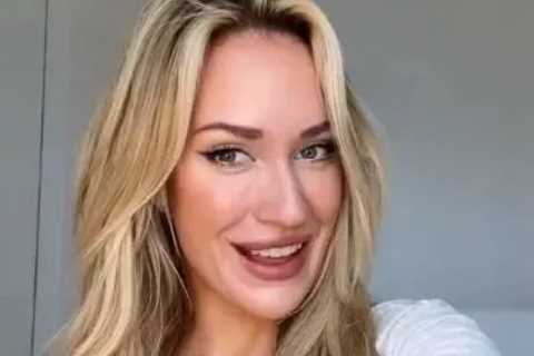 Paige Spiranac shows off cleavage in low-cut top as she brilliantly hits back at trolls