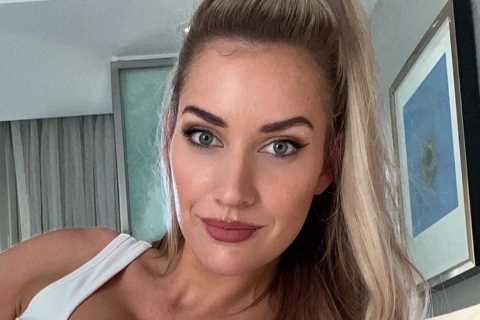 Paige Spiranac wows in white bodysuit and replies to fan who spots lack of wedding ring with John Terry liking post