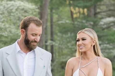 Paulina Gretzky looks sensational as she shares glamorous photos of wedding day with Dustin Johnson