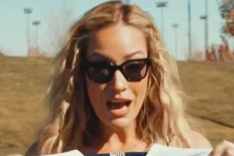 Paige Spiranac strips down to bra to show off USA’s kit ahead of World Cup clash with England before scathing review