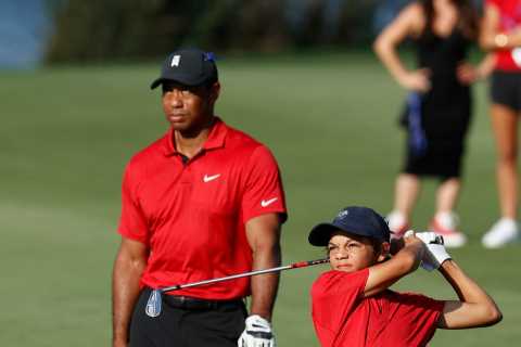 Tiger Woods to partner son Charlie, 13, in PNC Championship as golf legend looks forward to ‘special opportunity’