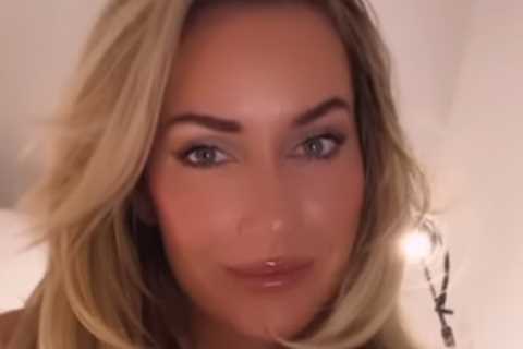 Paige Spiranac shows off cleavage in stunning white and blue outfits as busty influencer starts sexy live streams