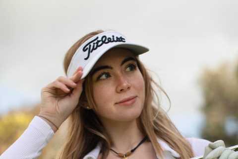 Paige Spiranac rival shows off outrageous golf outfit and claims she’s ‘good enough to eat’