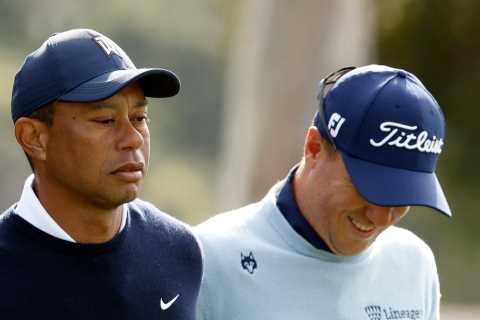 ‘It was supposed to be fun and games’ – Tiger Woods apologises after backlash over tampon ‘prank’ on golf comeback