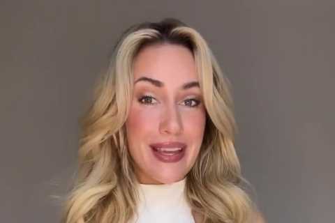 Stunning golf influencer Paige Spiranac wows in leather miniskirt as she names star who could go on a ‘Tiger-like tear’