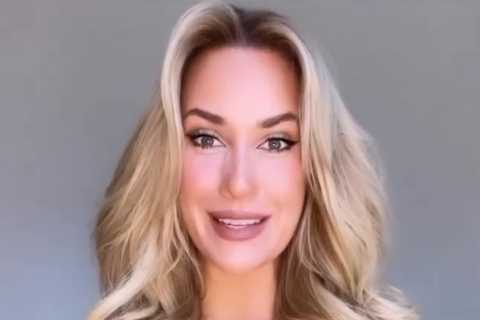 ‘The bangs are back’ – Paige Spiranac sends fans wild as she reveals new hairdo in skin-tight dress