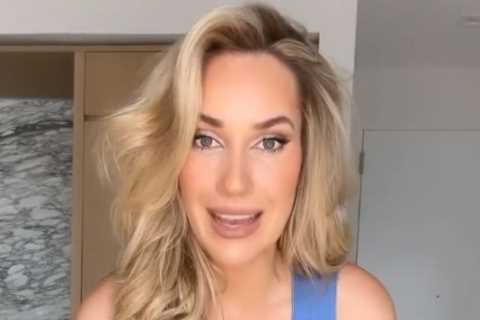 Paige Spiranac gives tutorial in putting but fans are too distracted by her outrageous outfit to learn anything