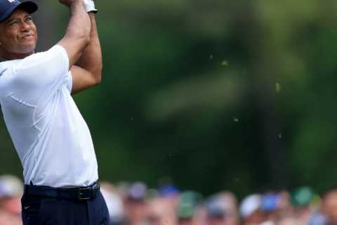 Tiger Woods fights through the pain but can’t keep up with Hovland & Rahm as McIlroy has frustrating start to Masters