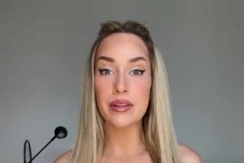 Paige Spiranac fans left distracted as she reveals how she would fix ‘easy’ golf problem in very low-cut dress