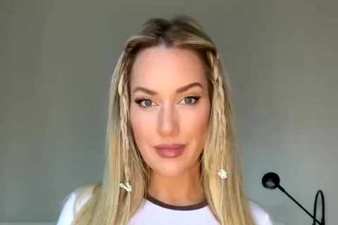 Paige Spiranac slams golf fun-sponges but fans only notice her X-rated T-shirt