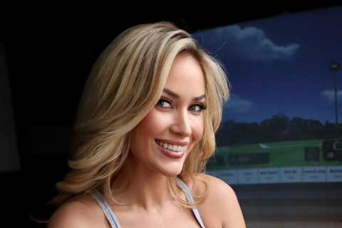 Paige Spiranac nearly bursts out of extremely tight bodysuit as fans go wild at her ‘date’ offer