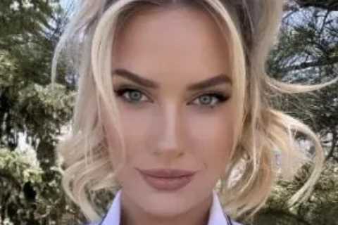 Paige Spiranac joins no bra club and almost spills out of risque golf outfit as she sends fans wild with sexy snaps