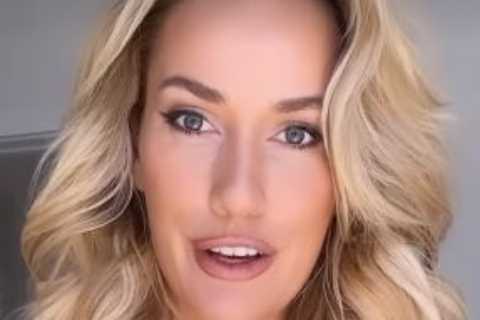 Paige Spiranac advertises clothes but stunned fans are too distracted by golf beauty’s busty outfit