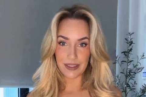 Paige Spiranac fans in disbelief at revealing outfit as she gives fans an eyeful in low-cut dress