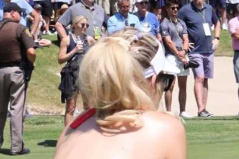 John Daly pulls out of Paige Spiranac match at last minute but replacement leaves golf beauty in awe