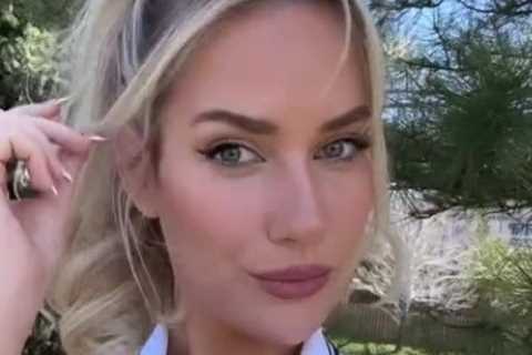 Paige Spiranac tells fans ‘the girls need air’ in plunging top as she reveals why she never covers up on the golf course
