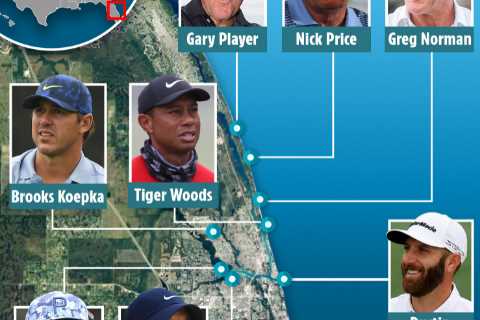 Golfing star like Woods, McIlroy, Koepka and Johnson own amazing mansions in tax-haven Jupiter Island worth millions