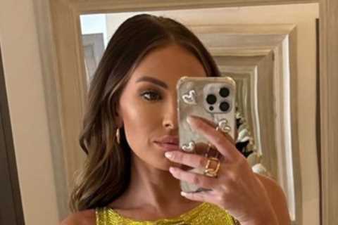 Golf Wag Paulina Gretzky wows fans as she gives busty display in triple cut-out dress and tiny bikini