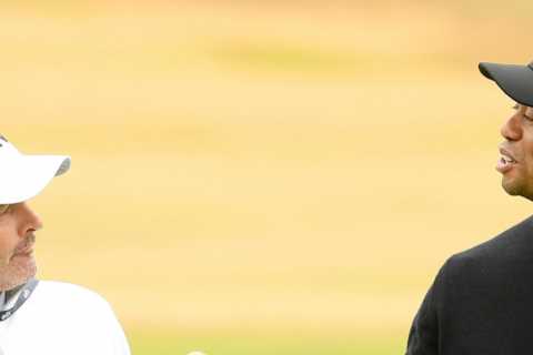 I got a job with Tiger Woods after being his ‘s***house saviour’ in the toilets – now I’m caddying at The Open
