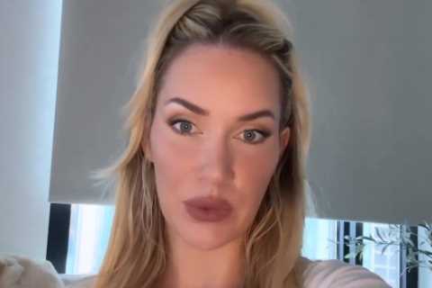 Paige Spiranac reveals her ‘favourite position’ while wearing busty low-cut outfit