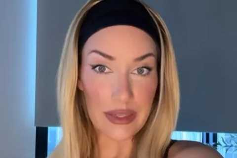Paige Spiranac bursts out of tight top as she gives advice to stunned fans and says ‘Golf Mommy knows best’