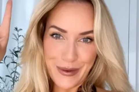 Paige Spiranac Stuns in Tiger-Print Dress as Golf Influencer Addresses Critics