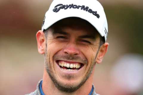 Gareth Bale tees off with Rory McIlroy at BMW PGA Championship Celebrity Pro-Am