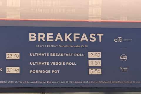 Eye-watering prices revealed on Ryder Cup menu