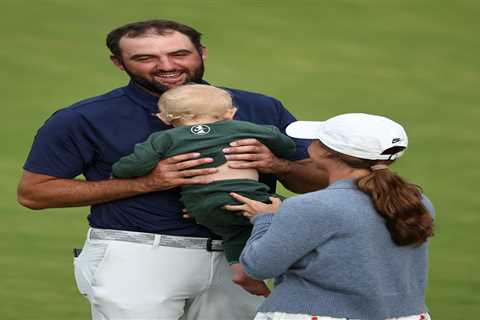 Scheffler Just Crushed Everyone at The Open and That Kiss With His Wife Hit Different